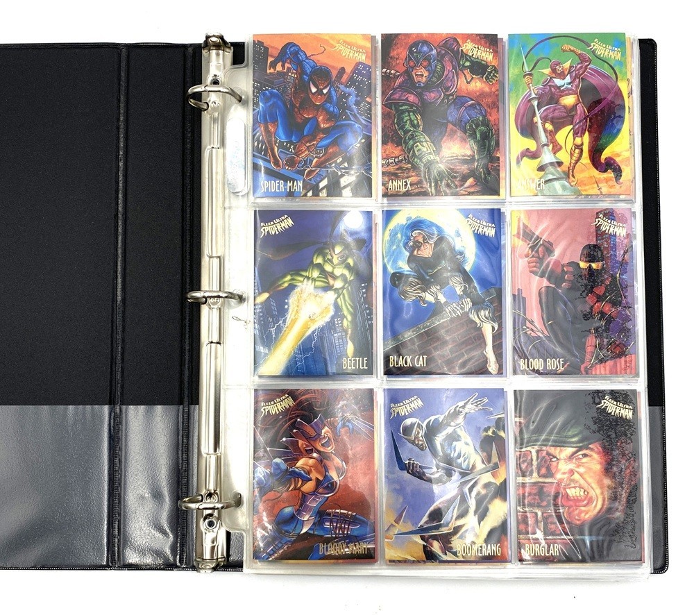 1995 Fleer Ultra Spider-Man COMPLETE Base Set 1-150 Plus Inserts
