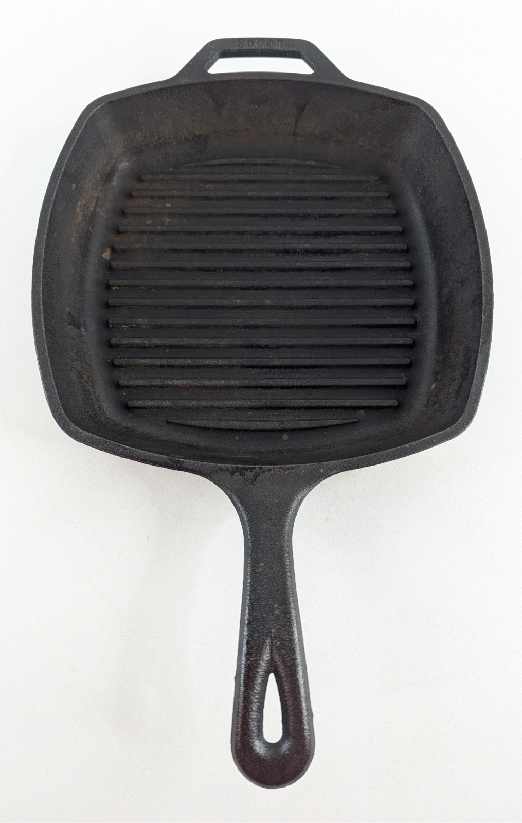 Lodge Cast Iron Square Skillet 10.5″ Pre Seasoned Steak Bacon Grilling Grill Pan
