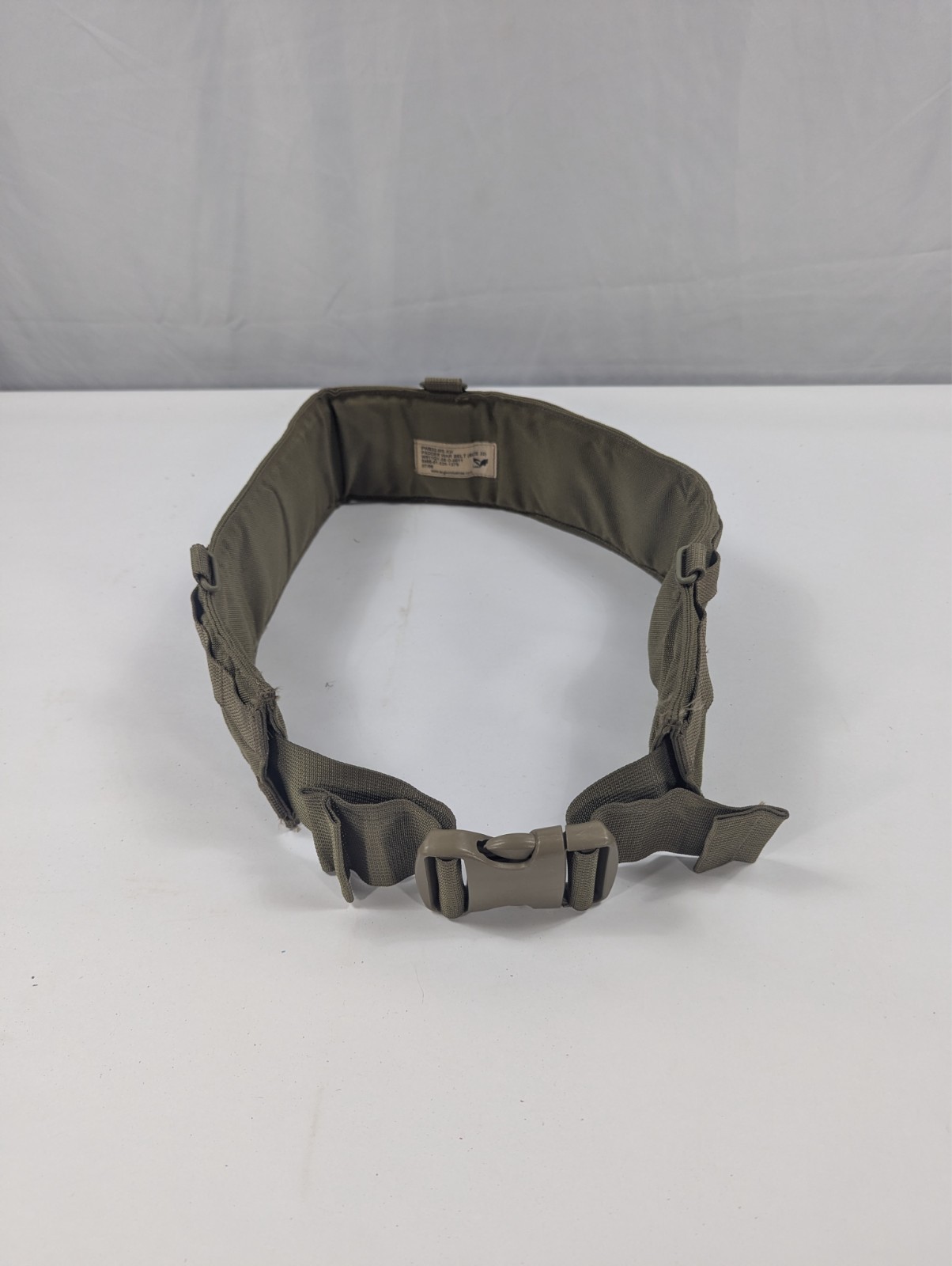 U.S. Military Padded War Belt Size 36 – Green