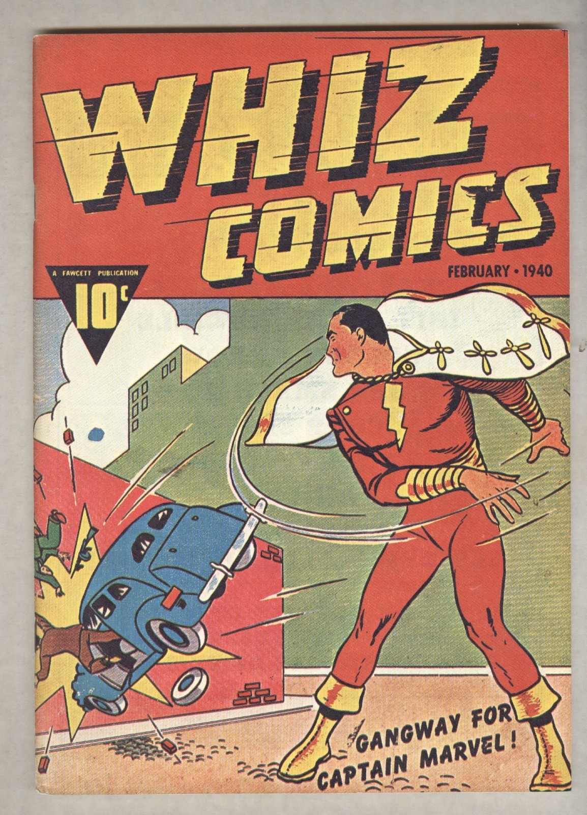 Whiz #2 Flashback Reprint VG+ First Captain Marvel Story