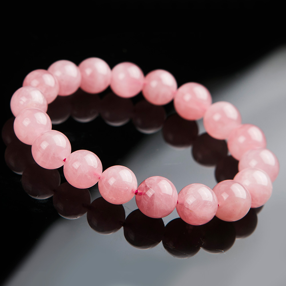 Genuine Natural Rose Quartz Round Beads Bracelet Jewelry AAAA 11mm