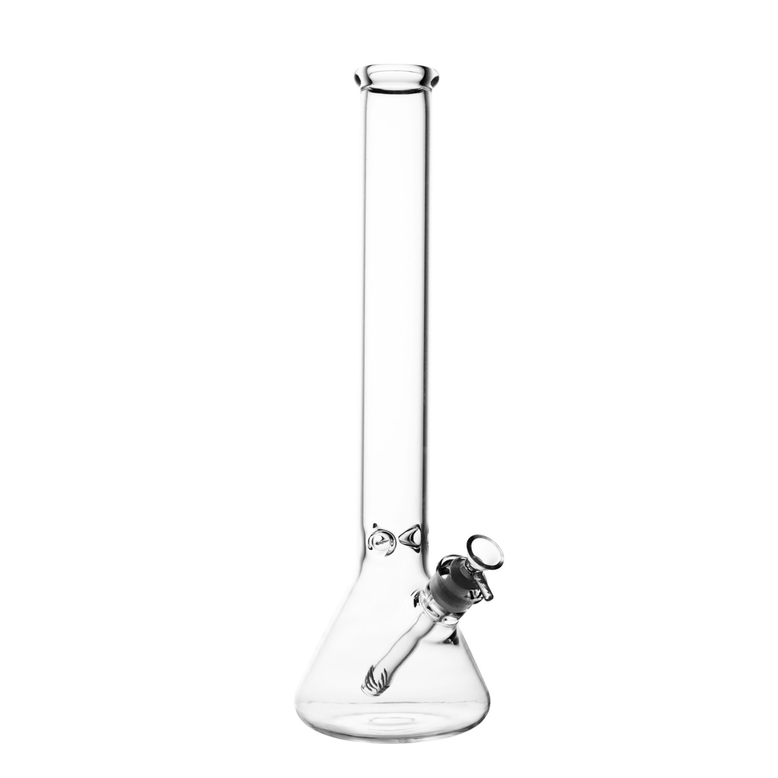 16in Heavy 6mm Thick Glass Bong Smoking Hookah Water Pipe 14mm Bowl Beaker