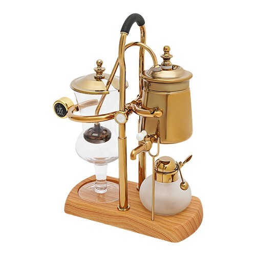 15OZ Royal Belgian Belgium Balance Syphon Coffee Maker Siphon Brewer Golden HOT
