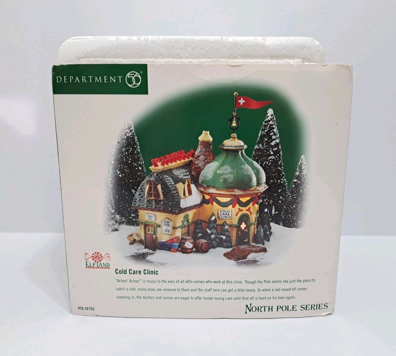 Dept 56 Cold Care Clinic Elfland North Pole Series 56703 Christmas Village