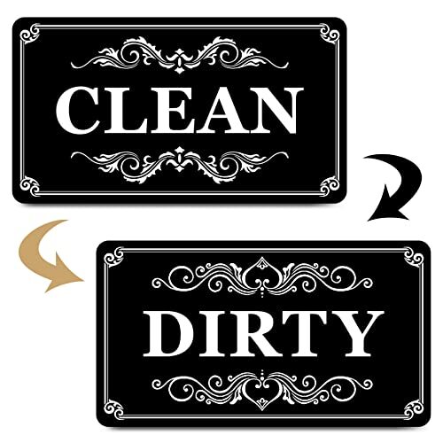 Dirty Clean Dishwasher Magnet,Dishwasher Magnet Clean Dirty Sign Magnet for
