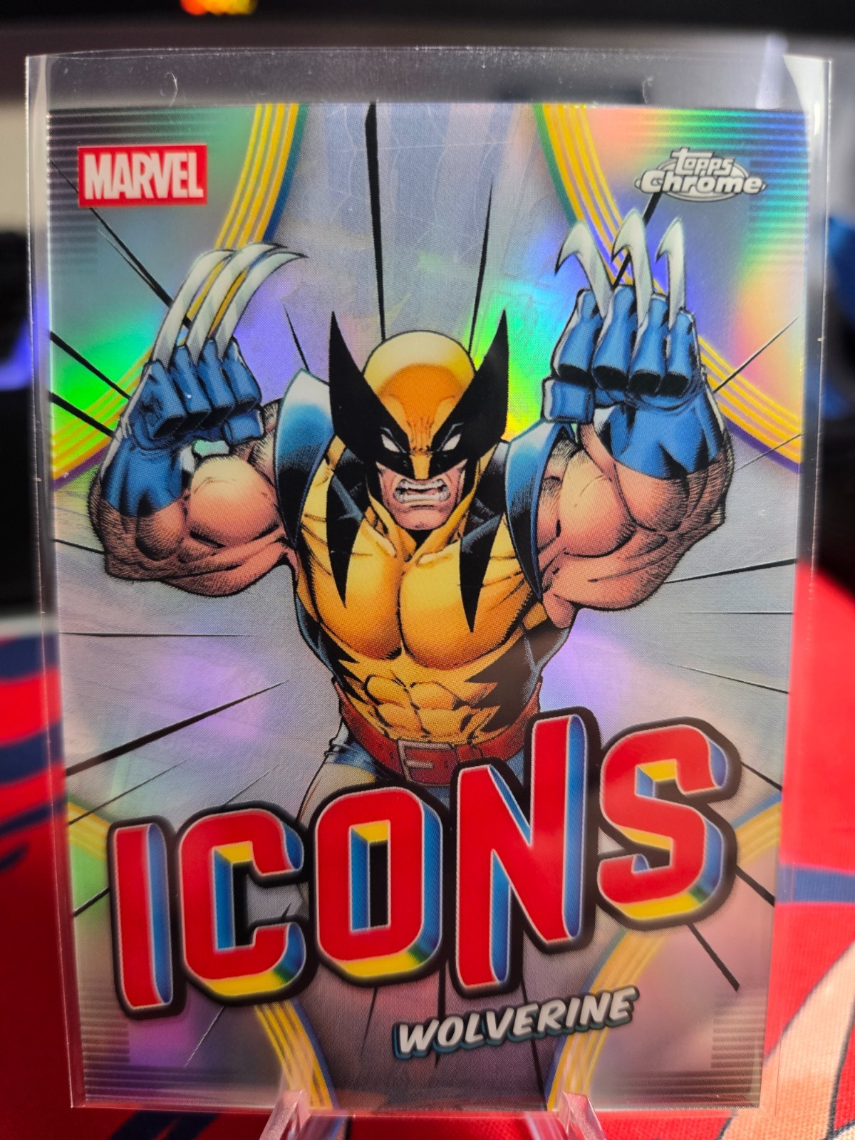 2026 Topps Chrome Marvel Comics Wolverine Marvel Icons #MI-20 Refractor