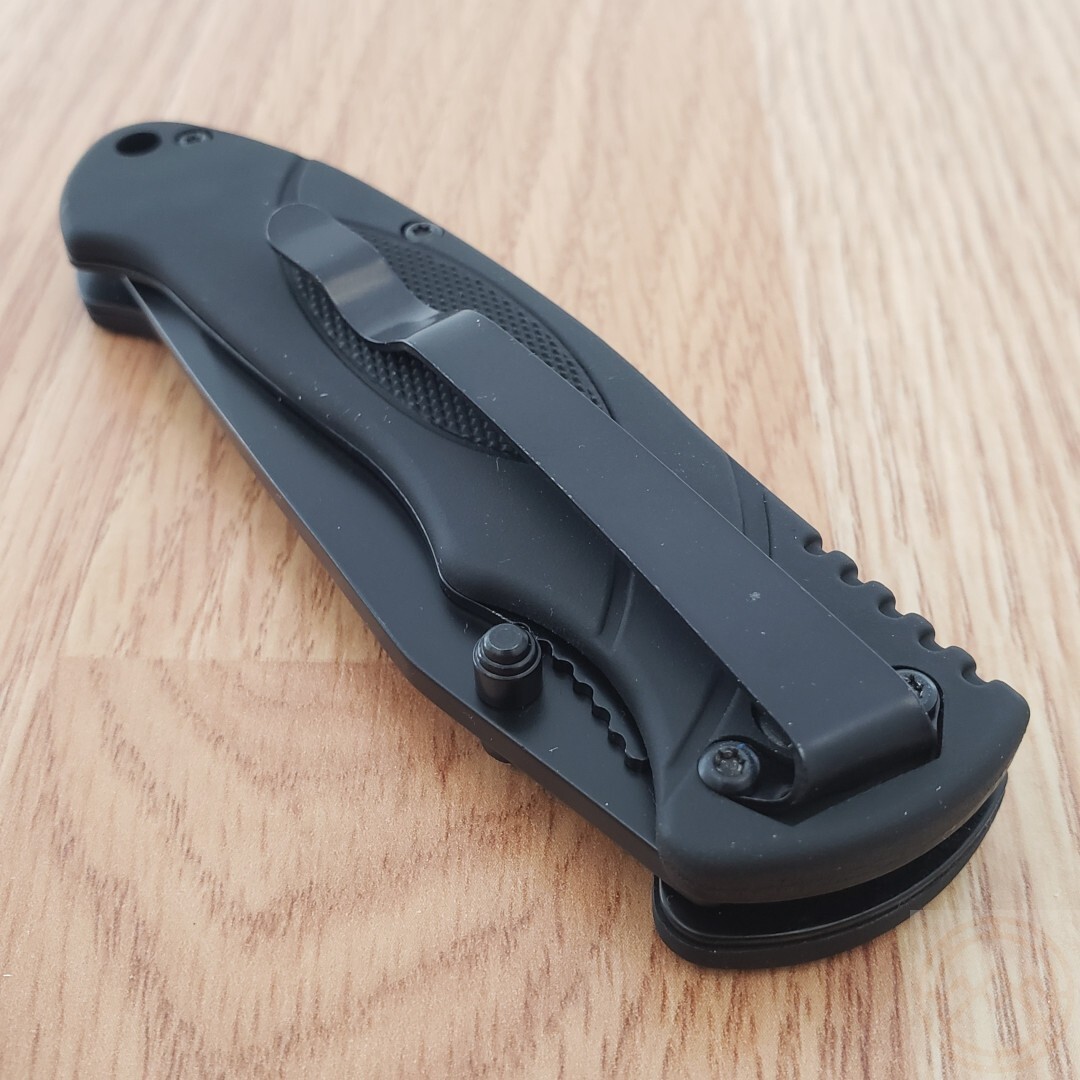 Smith & Wesson Extreme Ops Folding Knife 3.25″ Stainless Blade Rubber Handle A25