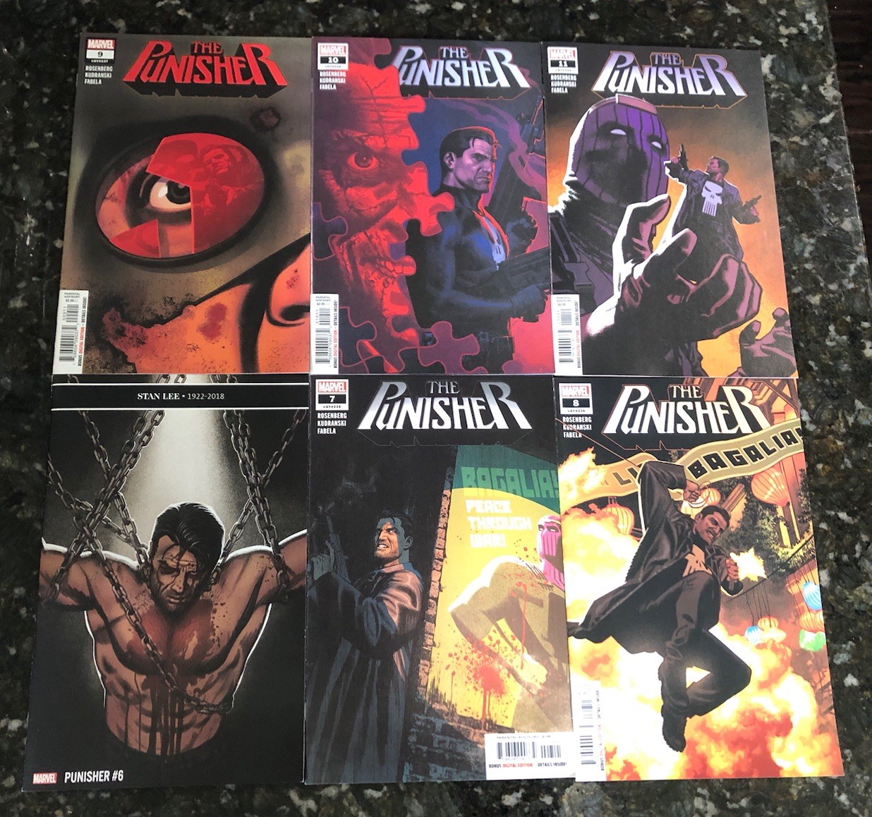 Punisher 6-11 2019 Vol 13 Matthew Rosenberg 6 7 8 9 10 11 War in Bagalia Set
