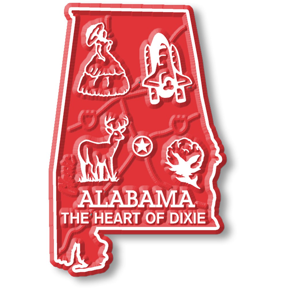 Original State Magnet Collector’s Set – 51 Magnets with Metal Display Board