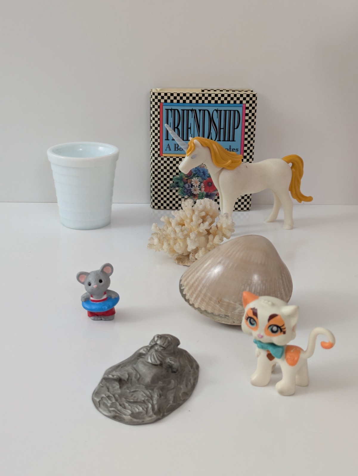 Lot of 20 Vintage Miniature Figurines Cottagecore Eclectic Trinket Shelf