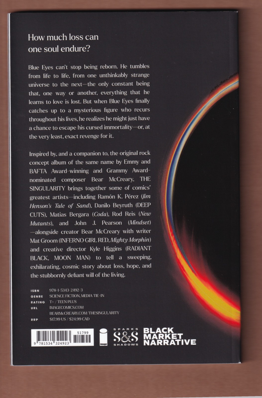 Singularity Graphic Novel (Image, Bear McCreary, Matias Bergara, 2024)