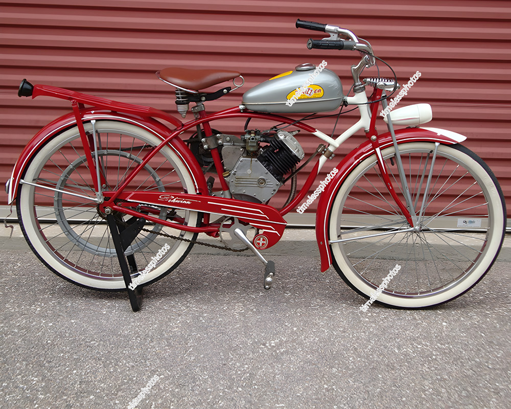 SCHWINN BASED WHIZZER 1948 CLASSIC MOTORBIKE 8″x10″ Photograph