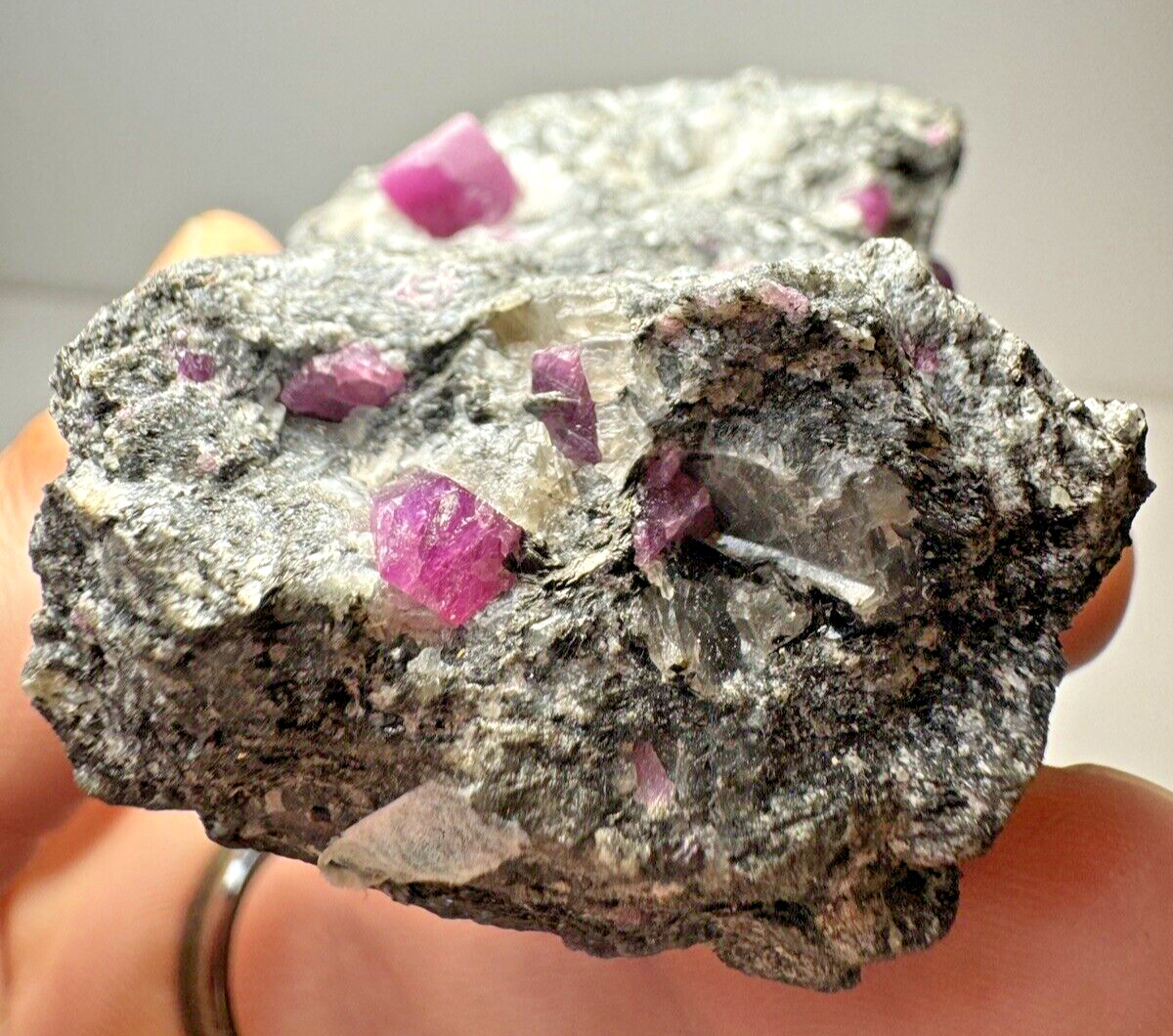 Ruby Rough on Matrix – Russia Mineral Specimen