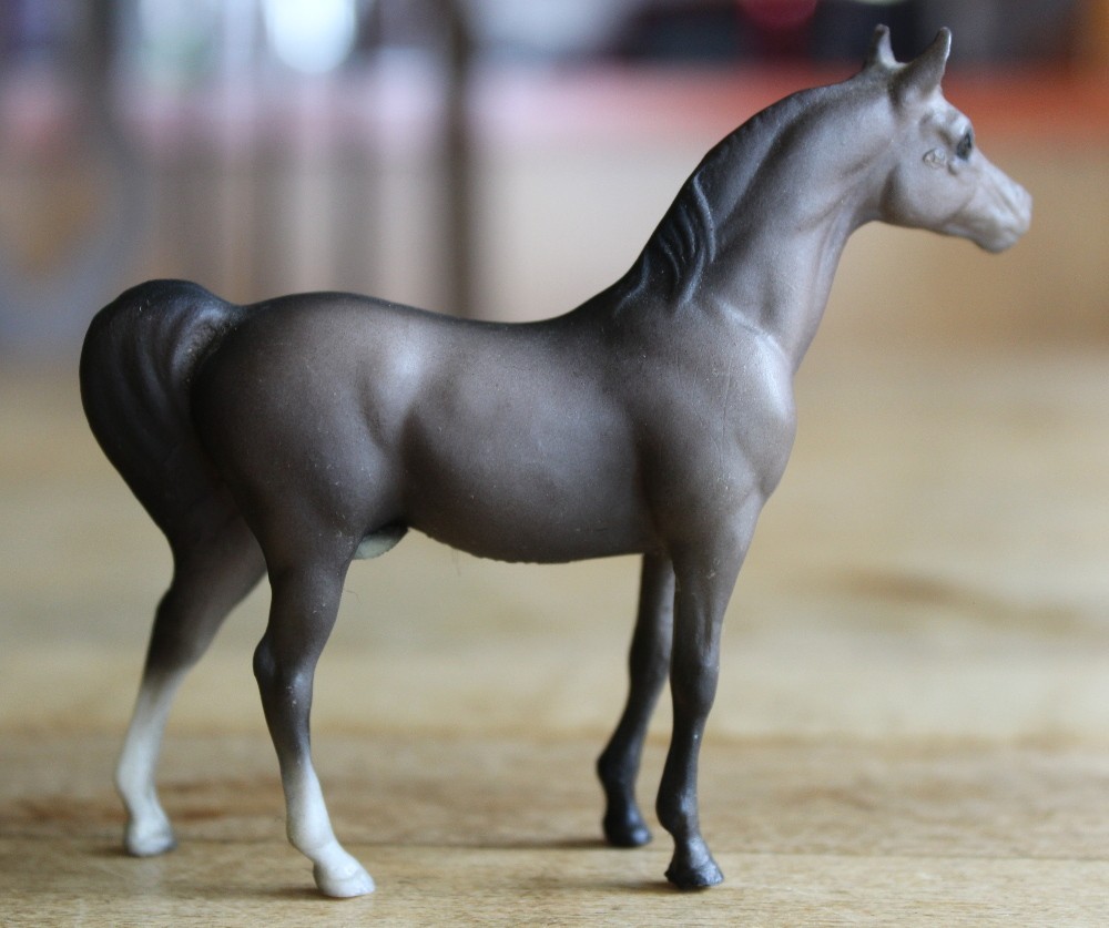 Breyer Stablemate 711096 Dark Rose Gray G1 Arabian Stallion JCP ’96 SR