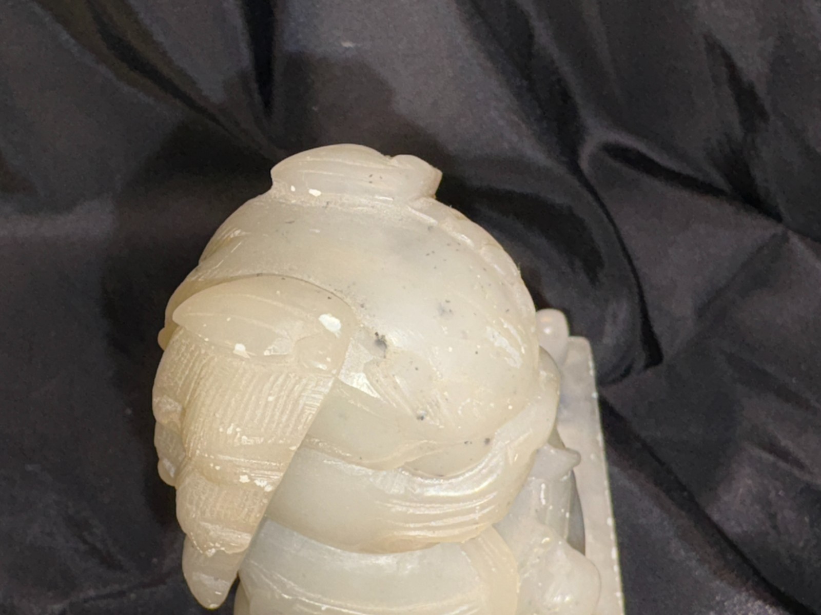 Chinese Soapstone FOO DOG Bookends – Guardian Lion 5 inches tall