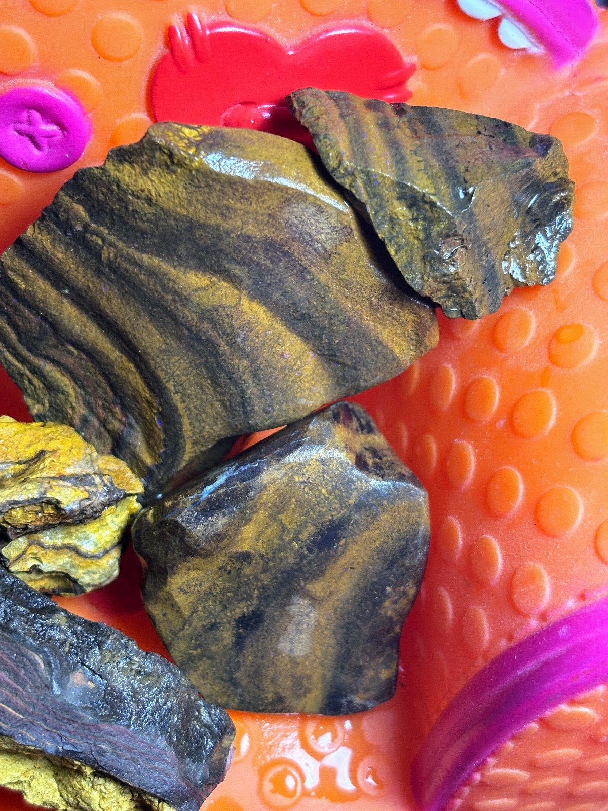 Boulder Opal Lot 2Lbs Mostly Koroit Lapidary/Display (AU2934)