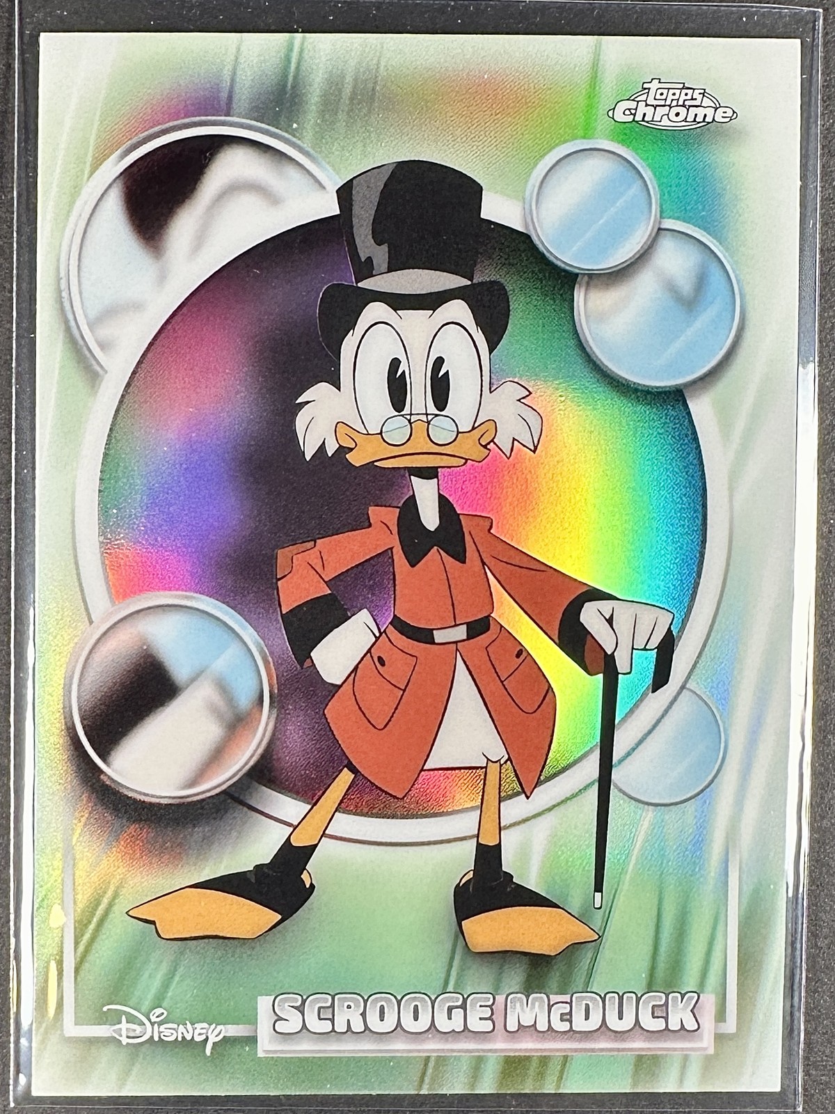 Scrooge McDuck 2026 Disney Topps Chrome #118 Refractor