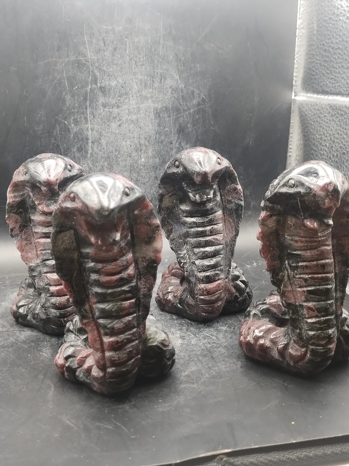 Astrophyllite garnet firework king cobra!! 10 ounces, 3.9 inches tall