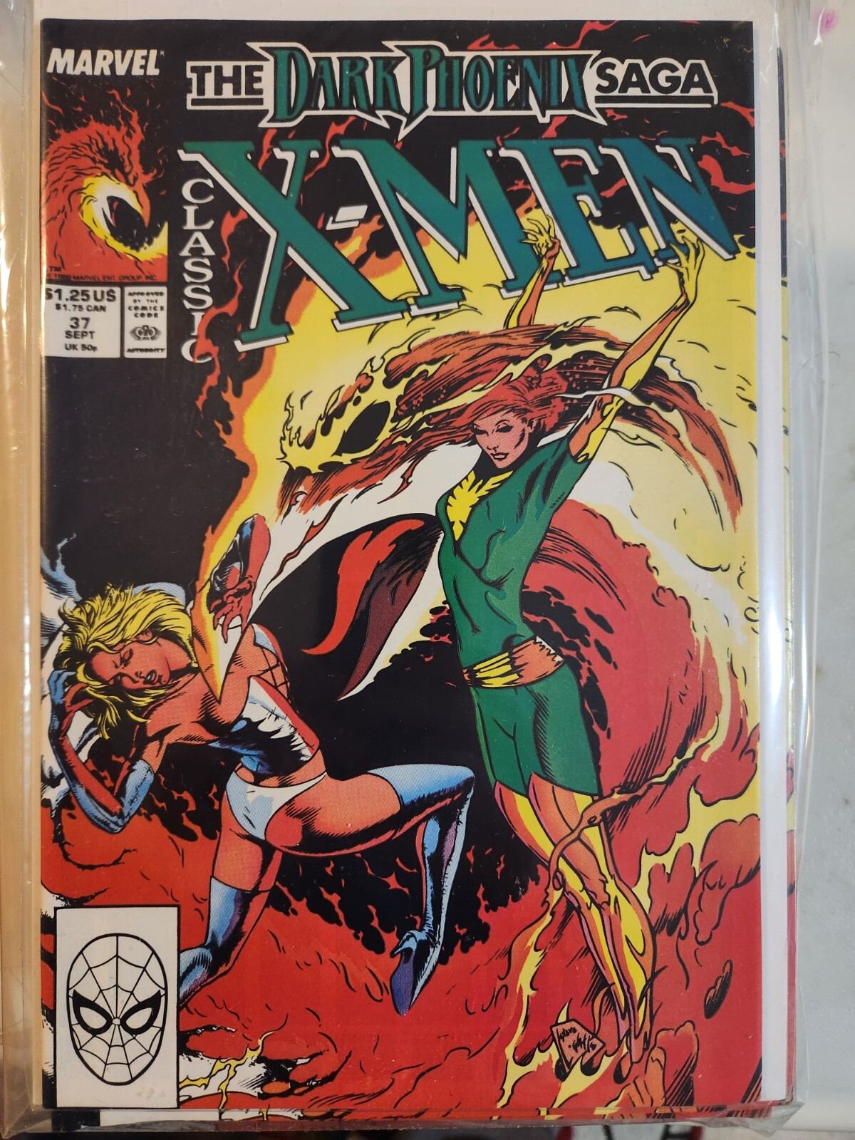 Classic X-Men #37 1989 MARVEL COMIC BOOK 8.0-8.5 AVG V34-68
