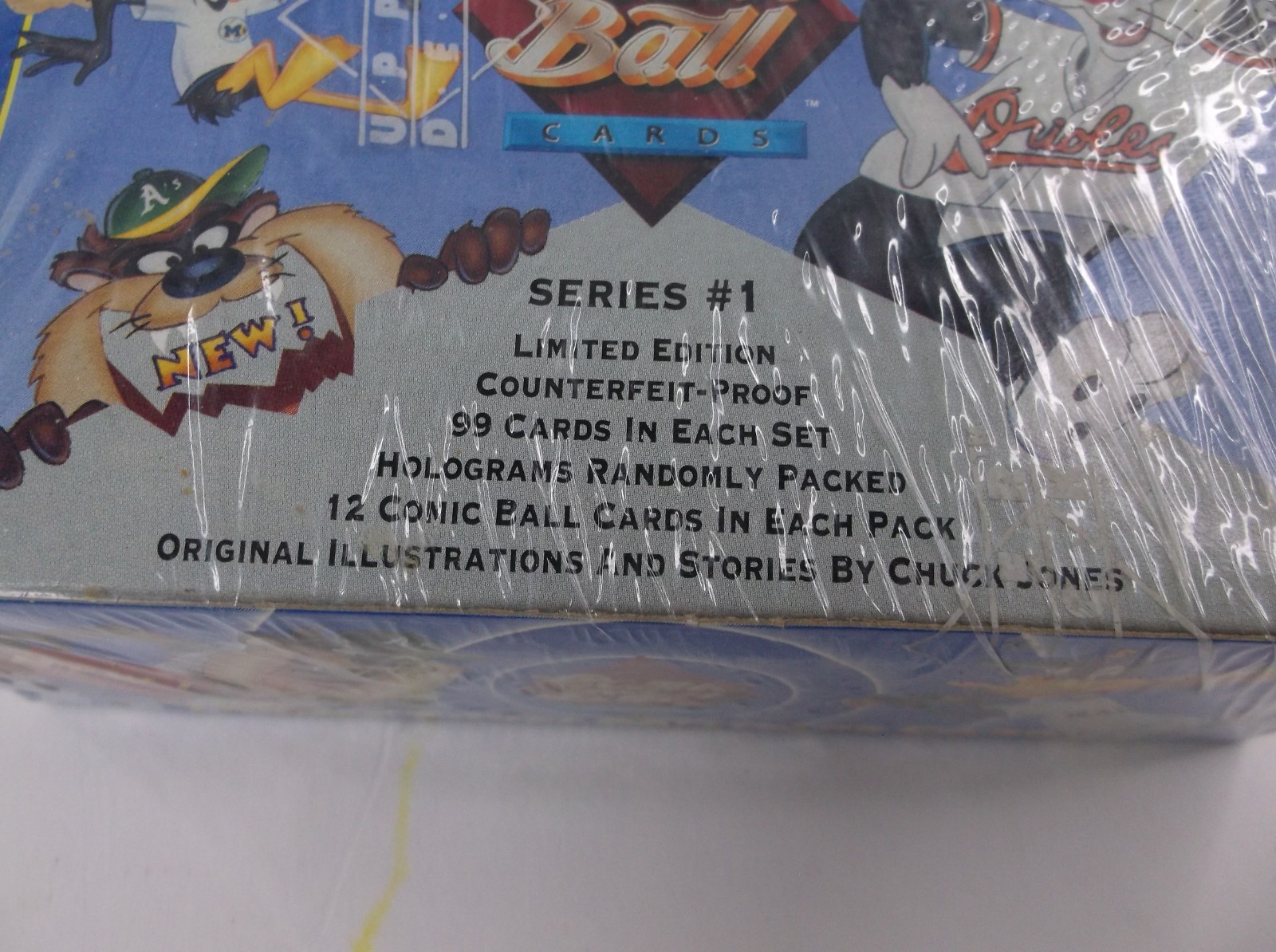 1990 Upper Deck Looney Tunes Comic Ball Series 1 Factory Sealed Box – 36 Packs