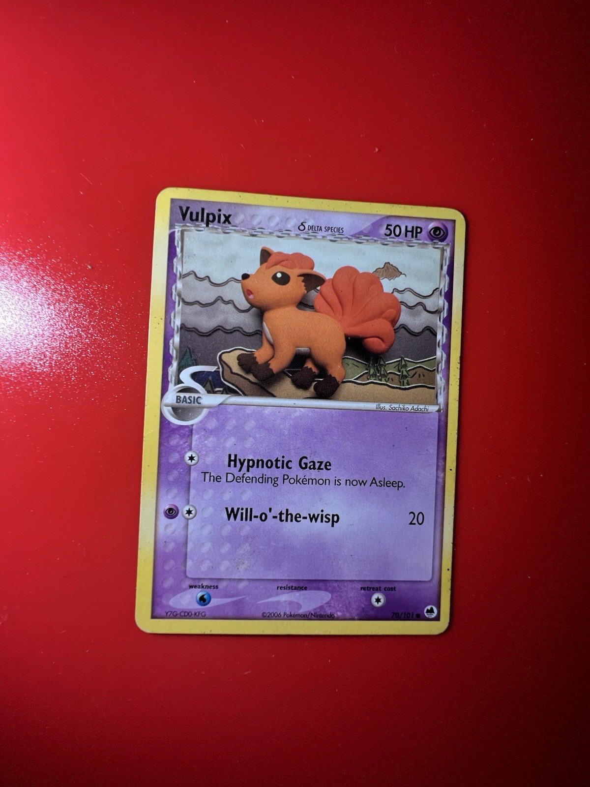 Vulpix (Non-Holo) 70/101 – Pokemon TCG EX Dragon Frontiers – LP