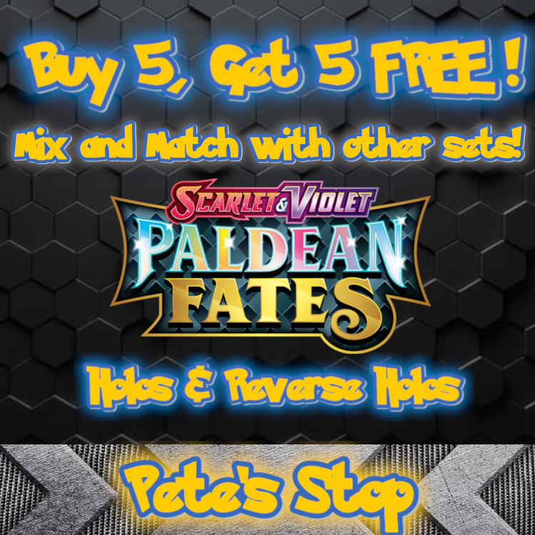 Pokemon Cards – Scarlet & Violet – Paldean Fates – Holos & Reverse Holos