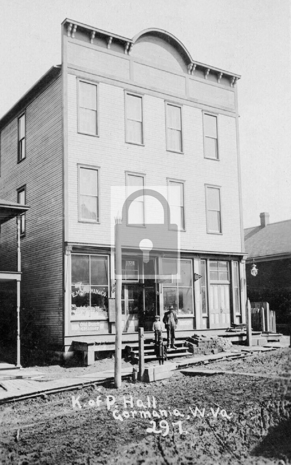 Street View K Of P Hall Grant County Gormania West Virginia WV – Reprint