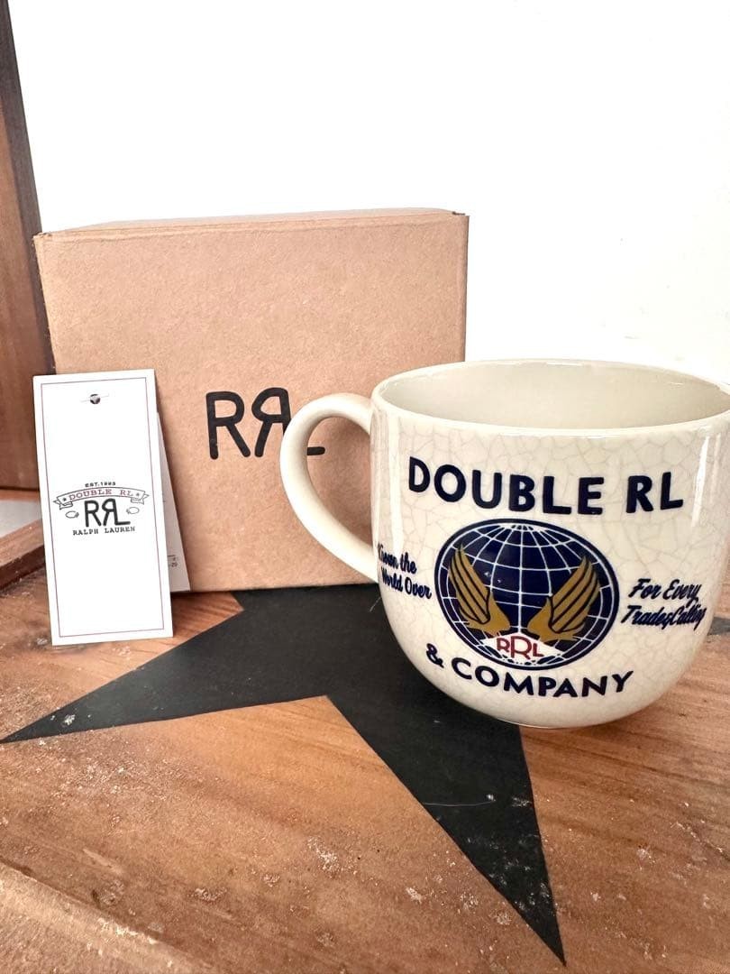 RRL DOUBLE RL & COMPANY Wing Logo Mug Cup Ralph Lauren