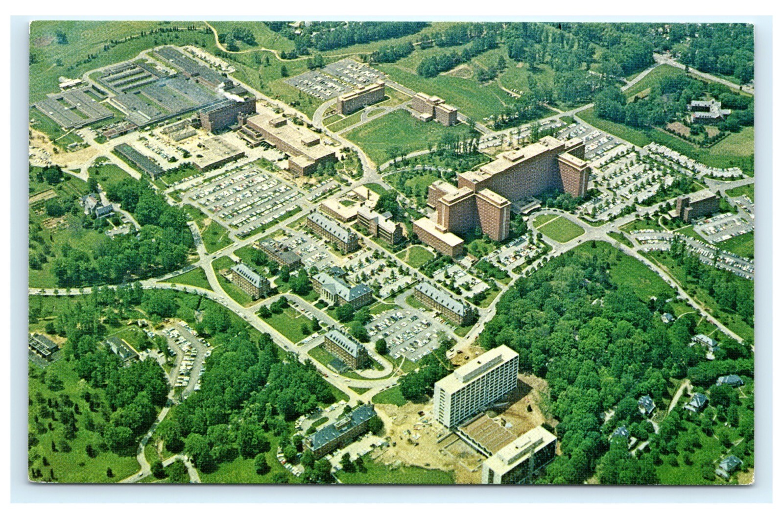 Aerial View of Grounds Natitional Institute Health Bethesda MD Maryland E1