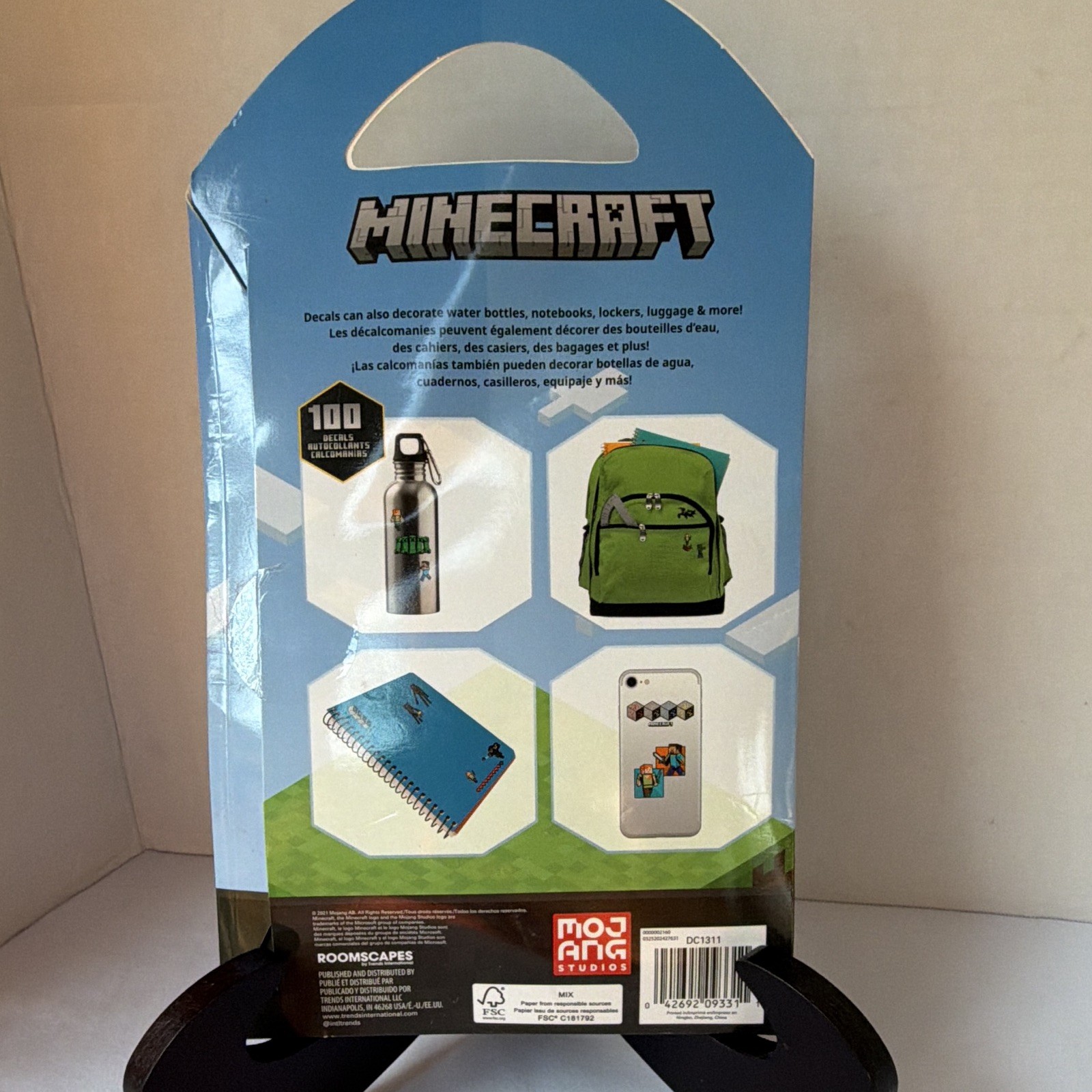 Trends International Minecraft Roomscapes Decal Variety Pack 100pc Creeper