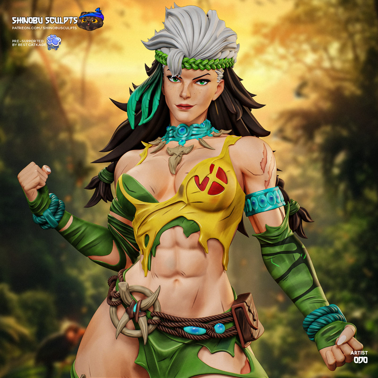 Rogue – Savage South | Marvel Rivals | UNPAINTED | 1/7 Scale Resin Kit