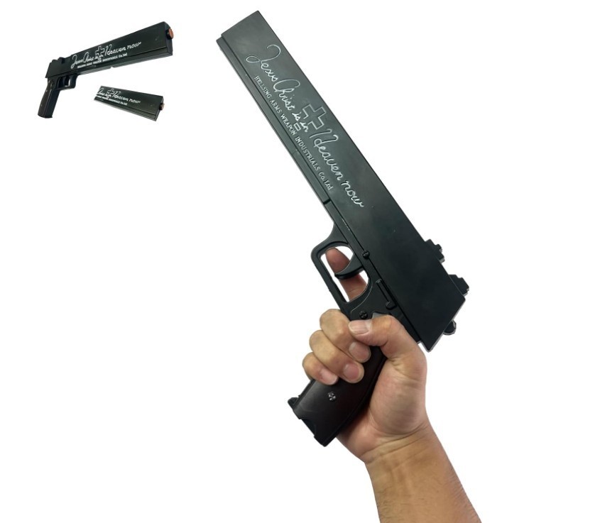 Hellsing ARMS Alucard 454 Casull Jackal Prop Replica for Role Playing Cosplay