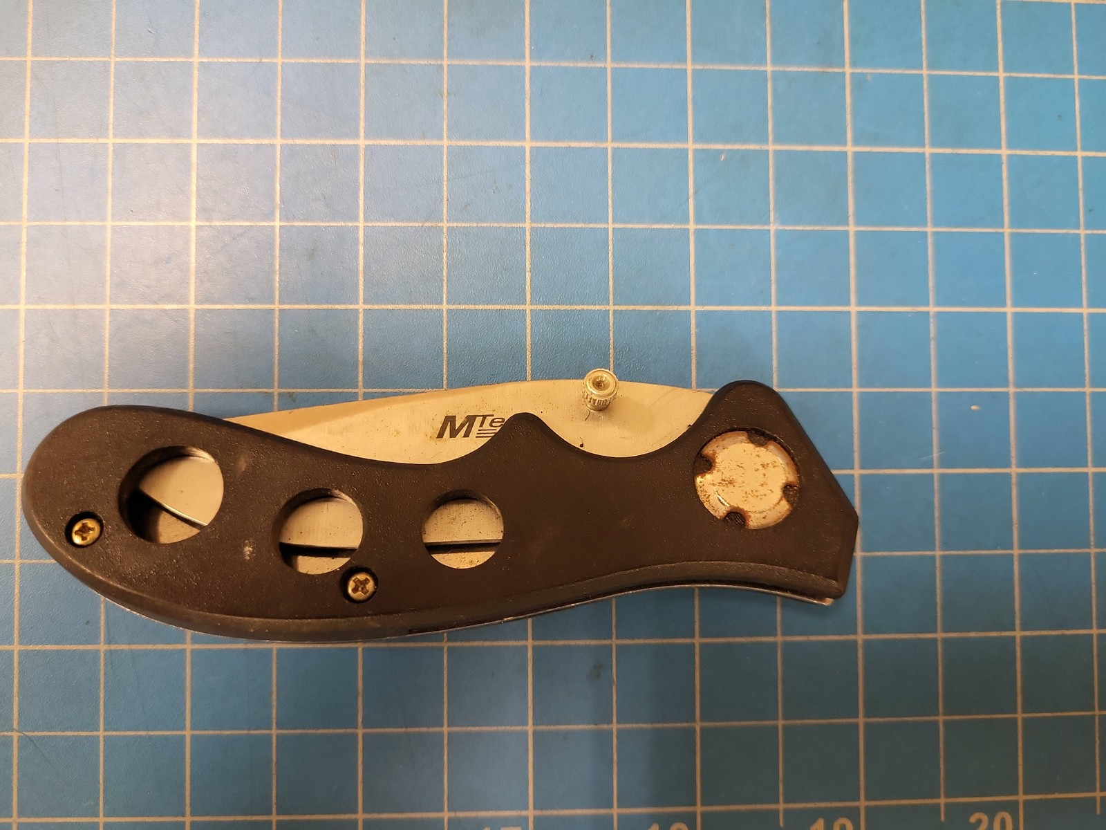 MTech USA MT-670 Folding Pocket Knife Black Handle Stainless Steel Blade EDC