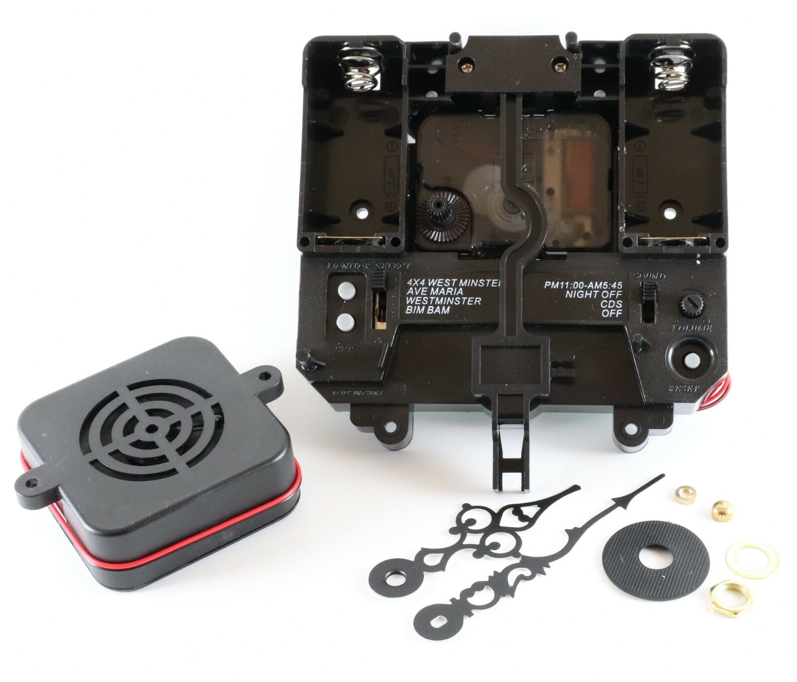 Hermle 2214 2215 Quartz Wall Clock Movement Conversion Kit 1/2″ Howard Miller