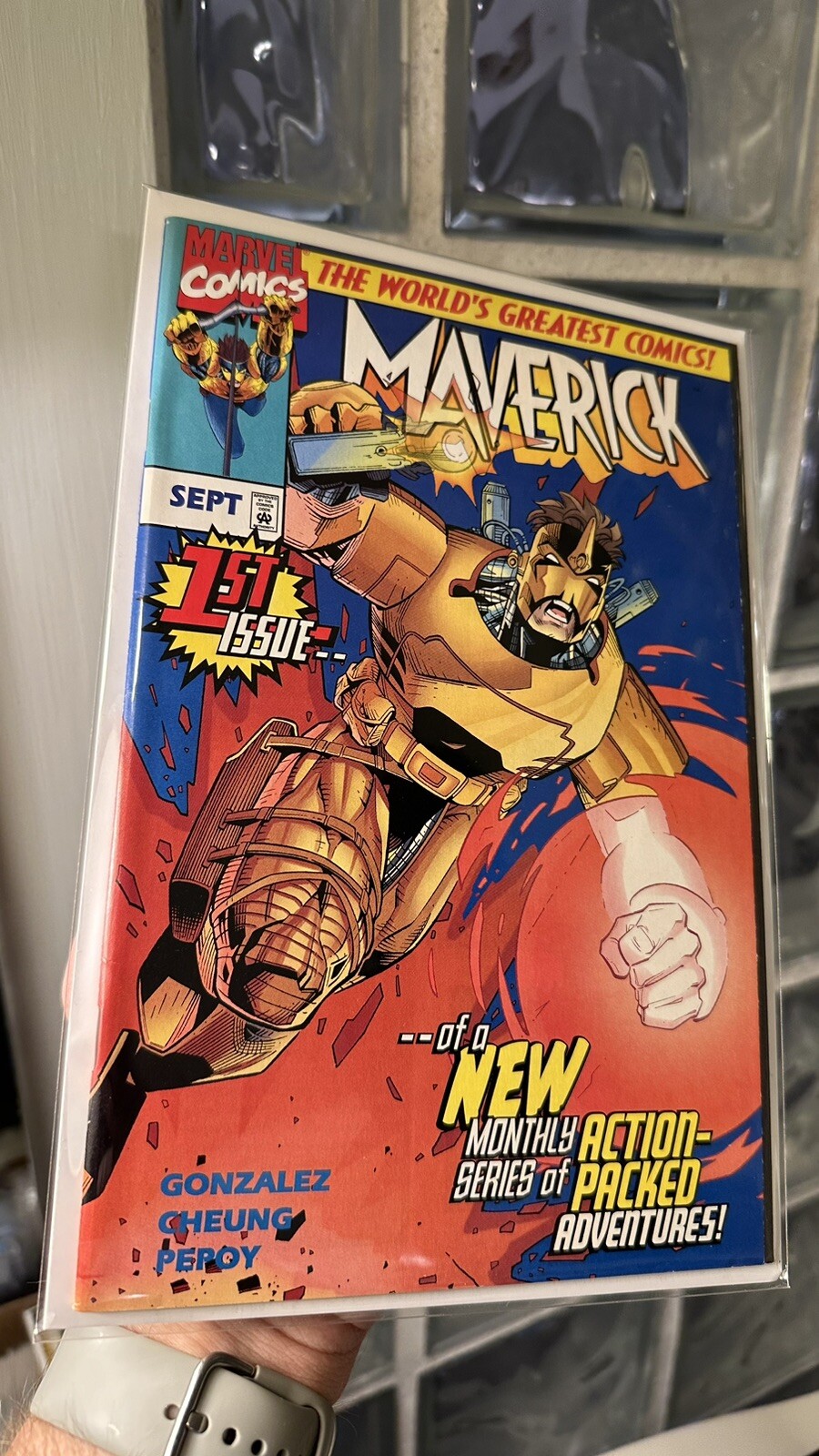 Maverick #1 Jim Cheung Wrap-Around Cover 1st Issue Marvel Comics 1997 NM