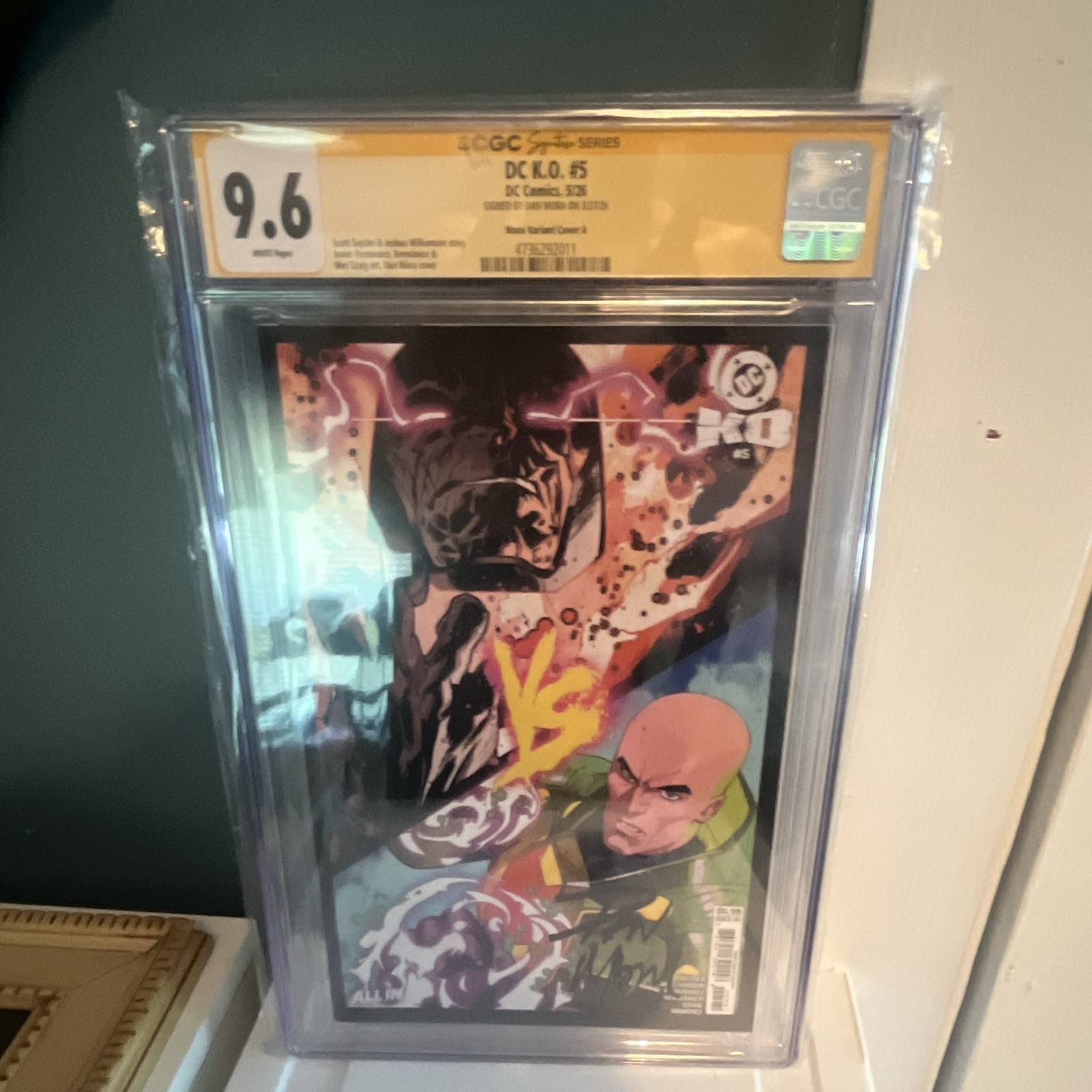 DC Comics DC K.O. #5 (2026) CGC 9.6 Signature Series Mora Var A Signed