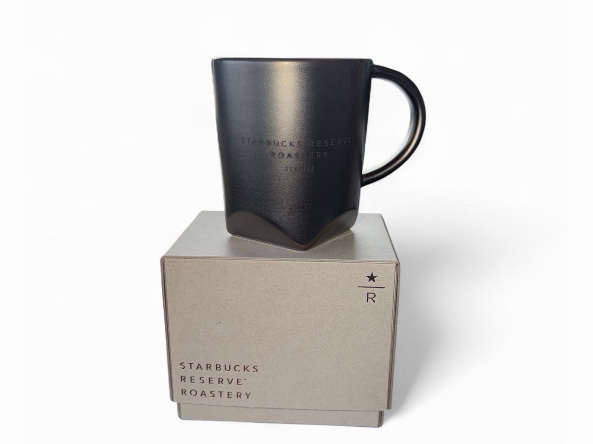 Starbucks Reserve 16oz Bevel Mug NIB Dark Bronze