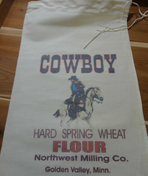 RL-30 COWBOY Flour Bag Sack Feed Seed Novelty Collectible