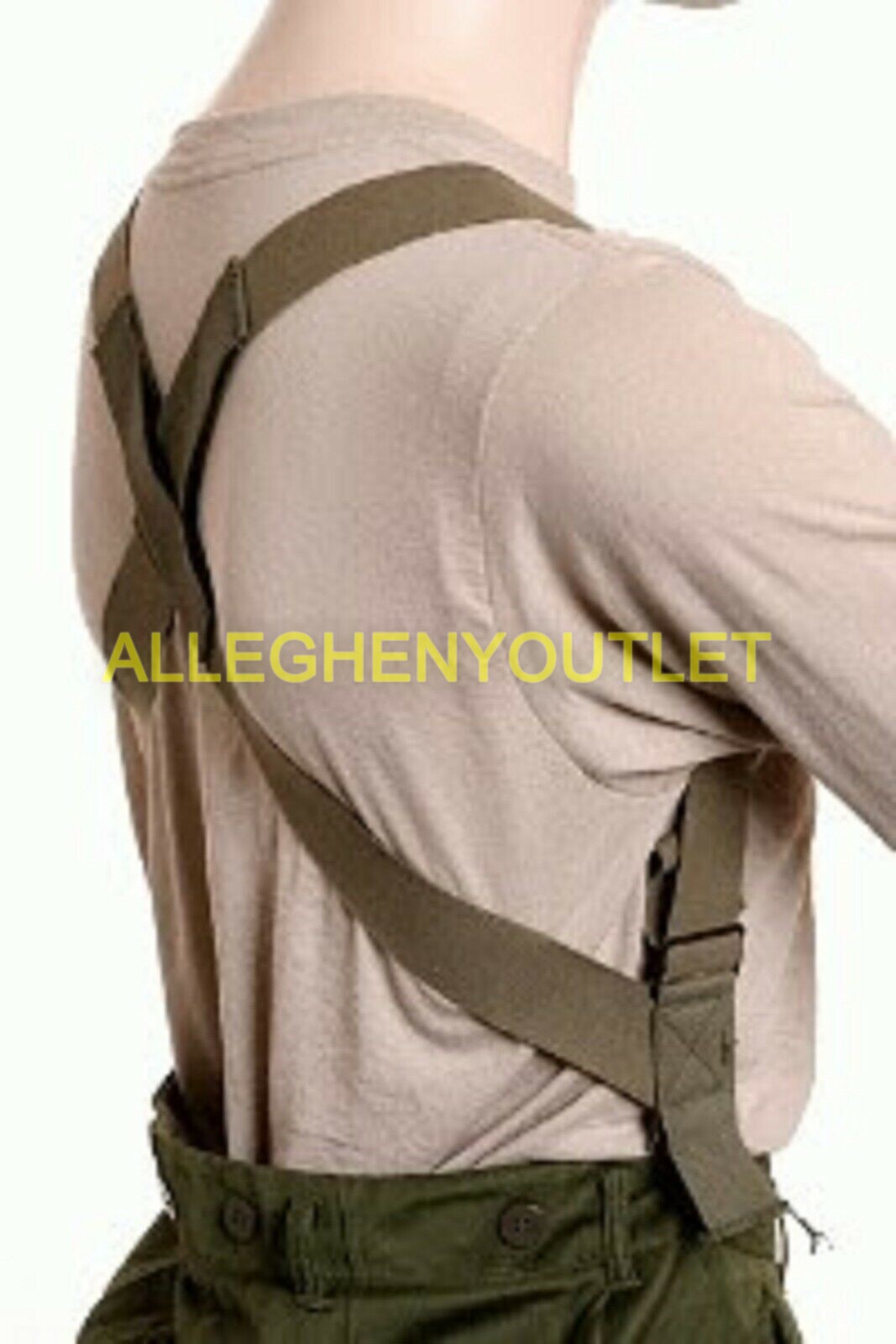 US Army M1950 Green Suspenders Uniform Military USMC Trouser Pants BDU USGI NEW