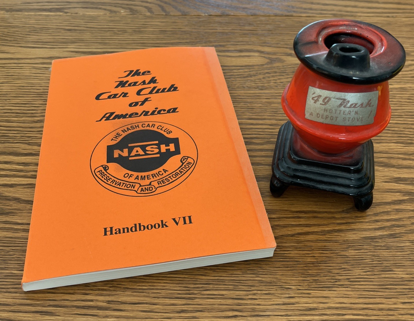 NASH Memorabilia MCM Vintage ’49 NASH Hotter’n A Depot STOVE & Nash Handbook VII