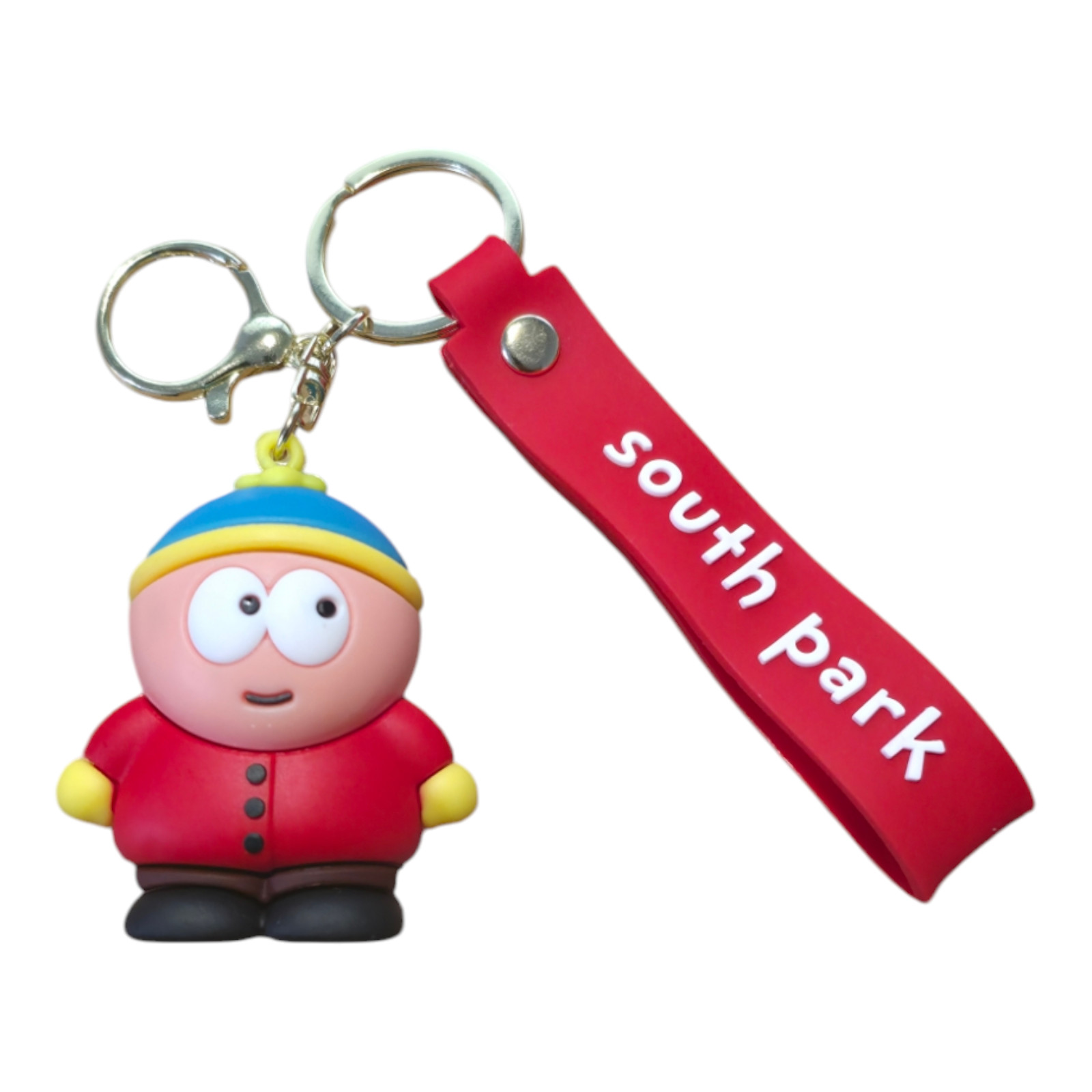 Eric Cartman Keychain Backpack Purse Bag Zipper Charm New Free Shipping