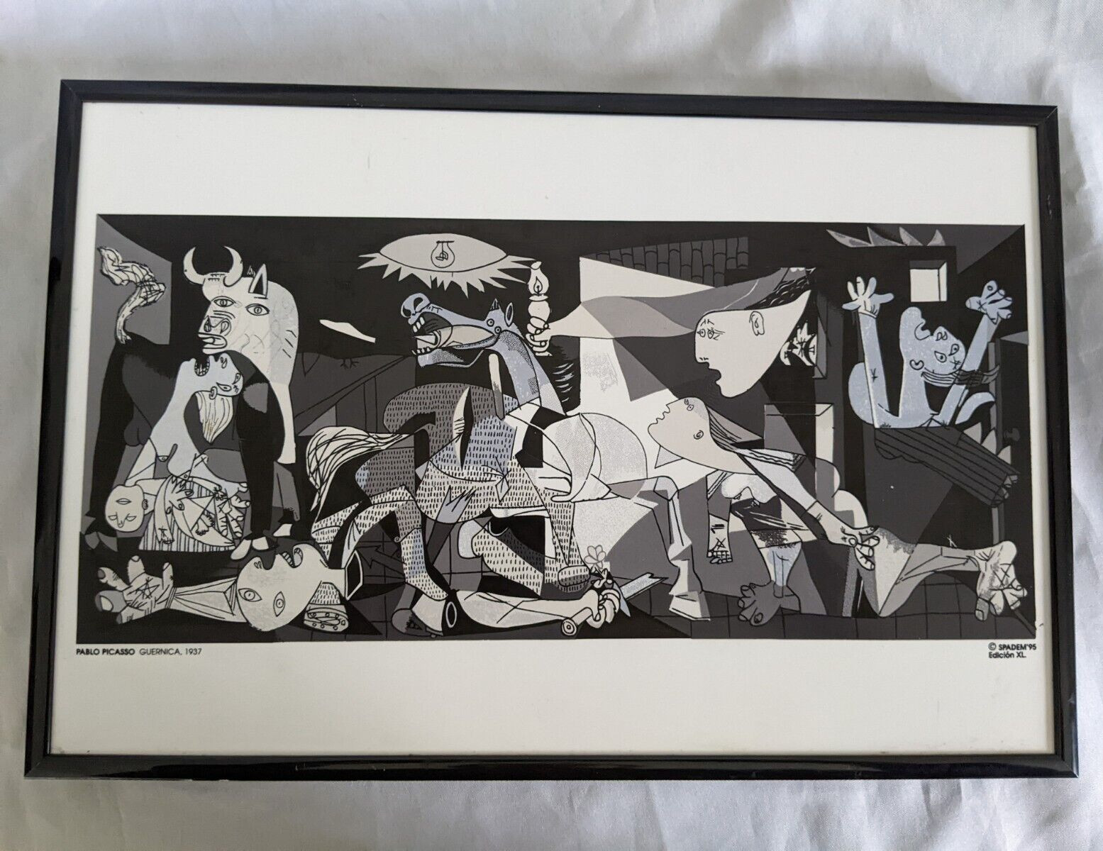 Pablo Picasso Guernica 1937 Museum Framed Tile SPADEM ’95 Edicion XL