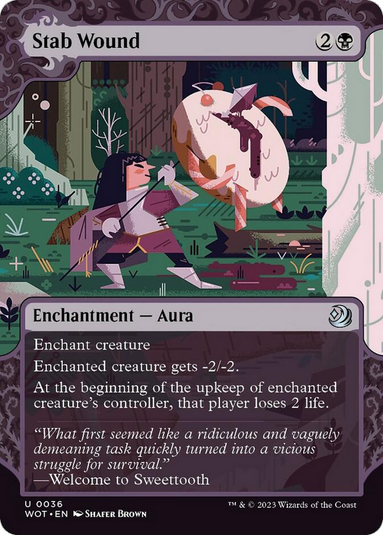 Stab Wound [Wilds of Eldraine: Enchanting Tales] Magic MTG