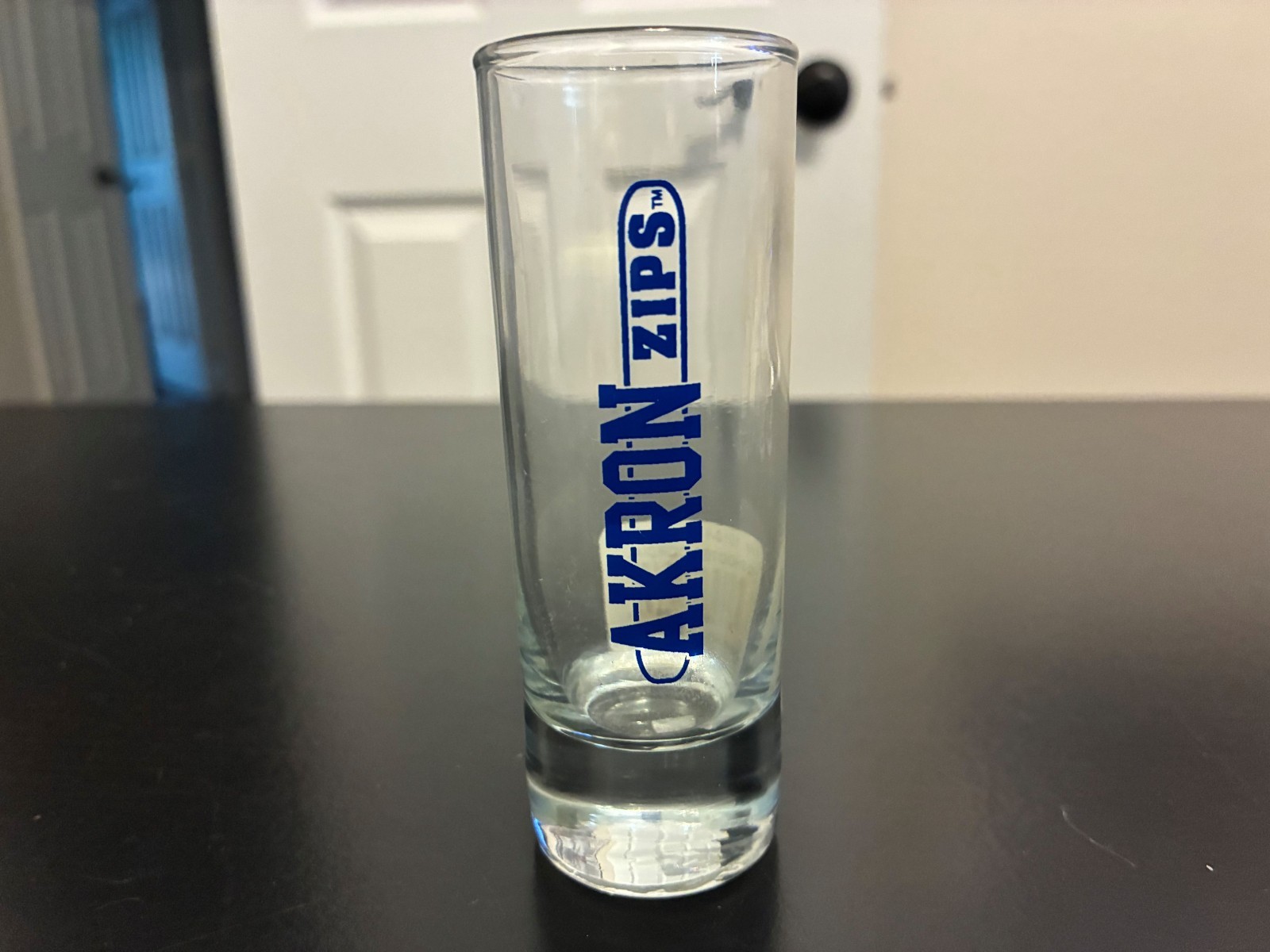 Akron Zips Tall Shot Glass Free Shipping