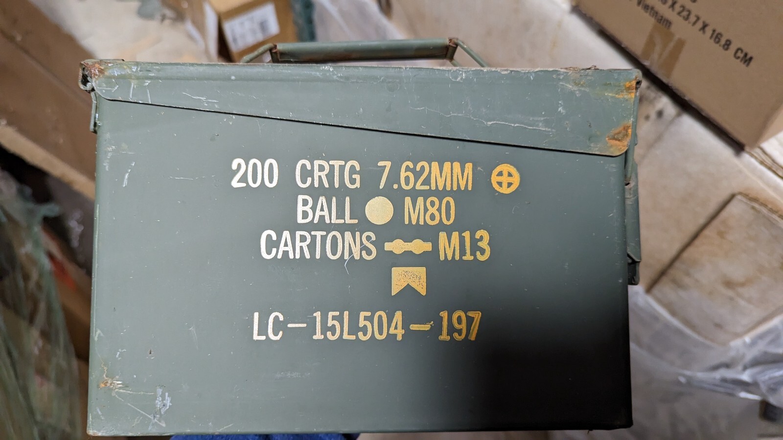 US Military 30 cal ammo can