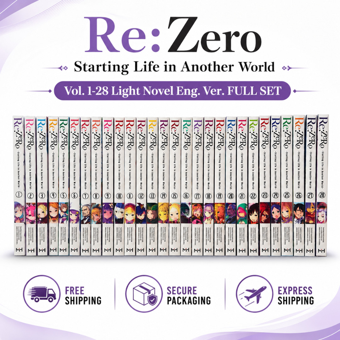 Re:Zero−Starting Life in Another World Vol. 1-28 Light Novel English FULL SET