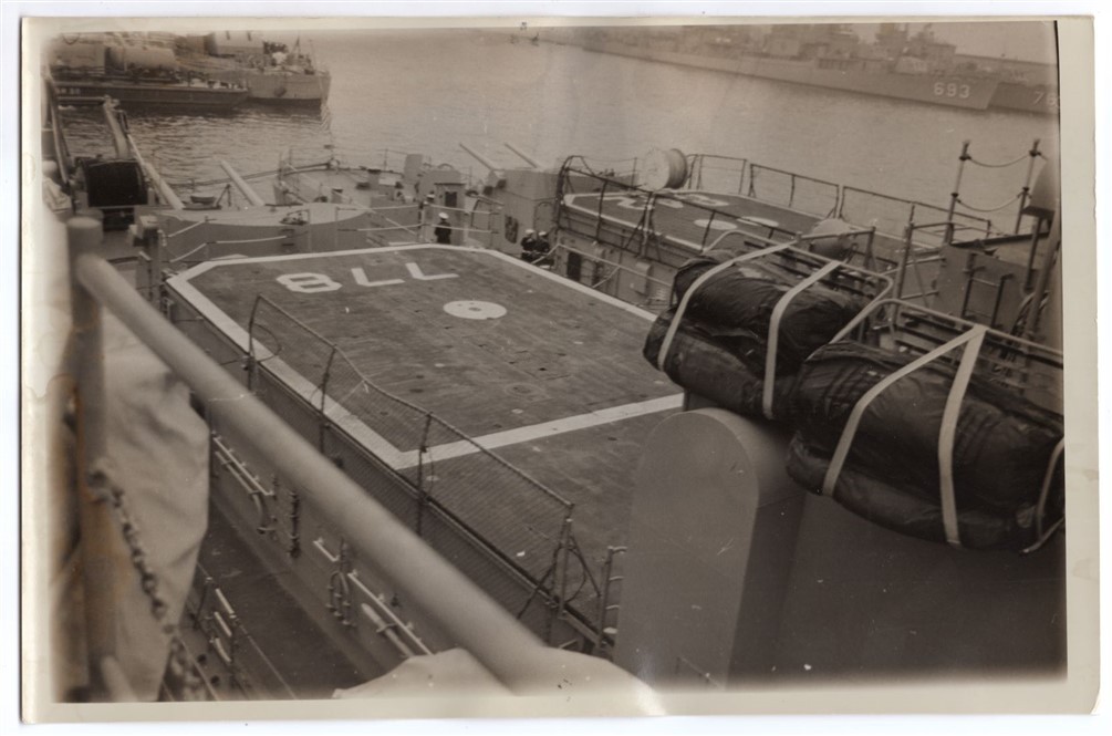 1960-1969 Destroyer DD-778 USS Massey FRAM Landing Pad 6×9 Original Photo #4