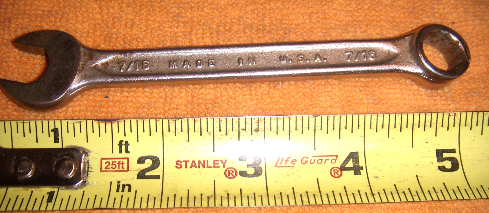 7/16″ FORGE SELECT STEEL # 1072 COMBO 12 POINT WRENCH # FREE SHIP