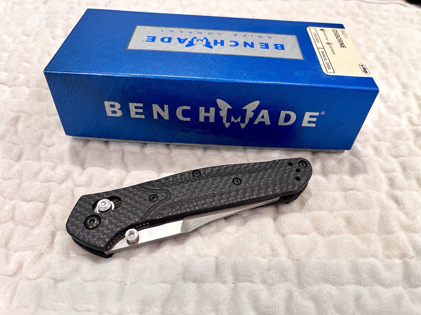 Benchmade 940-1 Osborne Reverse Tanto, Steel Pocketknife