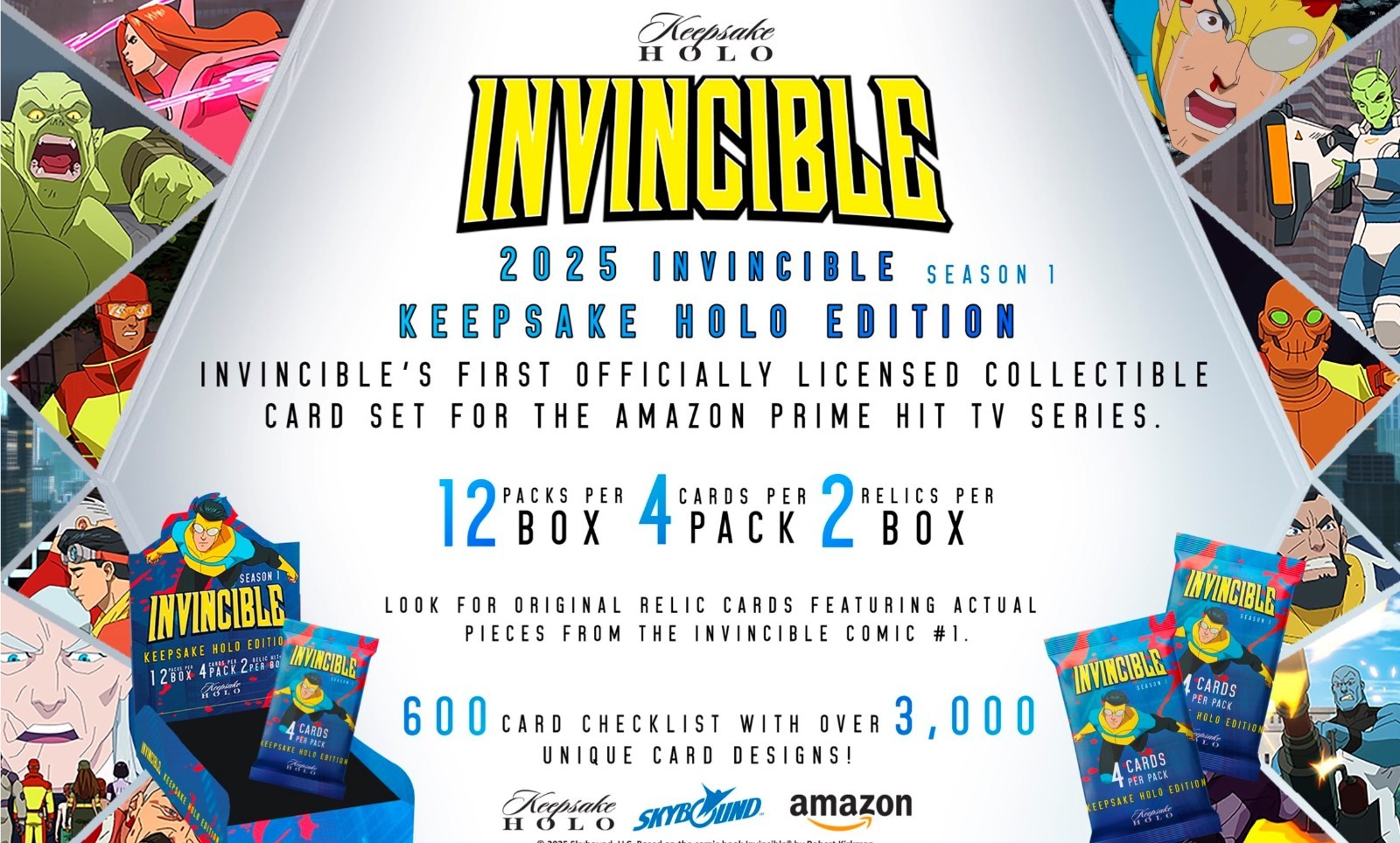 2025 Keepsake Invincible Season 1 HOLO Edition Factory Sealed Box